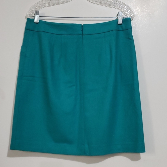 Ann Taylor NWT'S Sea Green Fully Lined Skirt Sz 10 - Picture 3 of 5